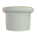 Tapón de silicona tipo sombrerete para barrica de vino